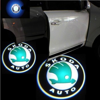 16175-4Th-Skoda-Logo-Projector-Ghost-Shadow-Light-Skoda-Octavia-Door-Welcome-Light