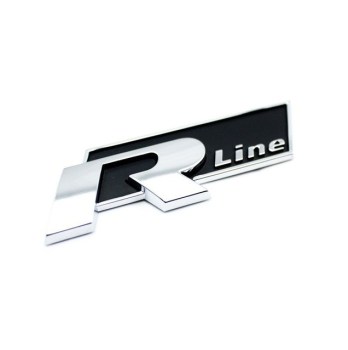 R-Line_Μεταλλικό_Αυτοκόλλητο_Μαύρο