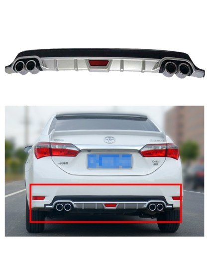 toyota_corolla_dual_exhaust_black_silver_bumper_diffuser