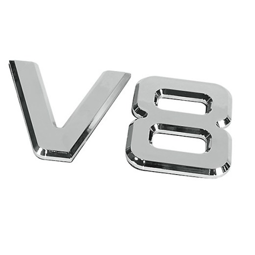 ΑΥΤΟΚΟΛΛΗΤΟ-ΜΕΤΑΛΛΙΚΟ-3D-ΣΗΜΑ-V8