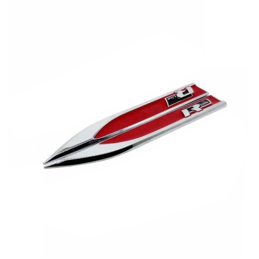 Αυτοκόλλητα-μεταλλικά-R-LINE-σετ-2τεμ-Κόκκινο-Χρώμα