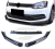 Lip spoiler πλαστικό μαύρο γυαλιστερό - Vw Polo (2009-2017)