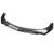 Lip spoiler universal πλαστικό γυαλιστερό look carbon
