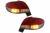 Πίσω φώτα LED κατάλληλα για Peugeot 206 HatchBack 3 / 5 πόρτες (10.1998-2004) Κόκκινο λευκό