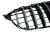 Μπροστινή μάσκα κατάλληλη για Mercedes C-Class W205 S205 C205 A205 (2014-2018) GT-R Panamericana Design Crom Χωρίς Κάμερα