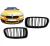 Μάσκες καρδιές μαύρο γυαλιστερό M4 Look - Bmw F30 F31 (2011-2019) Διπλή ρίγα M Design