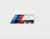 Αυτοκόλλητο μεταλλικό χρωμίου 5,5x2cm - Bmw M
